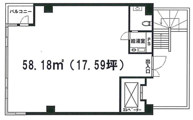 コロニス三軒茶屋ビル1F 間取り図