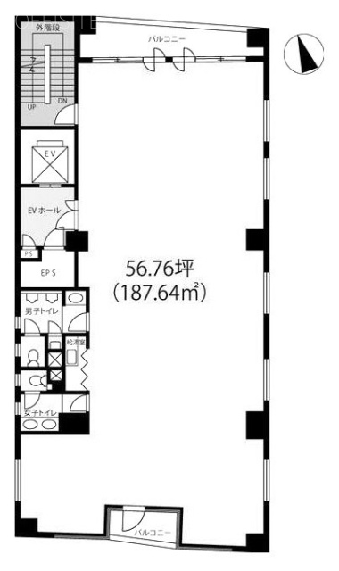 ヒロ四谷ビル5F 間取り図