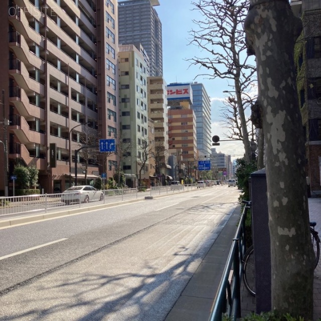 日本橋パークサイドビル 前面道路