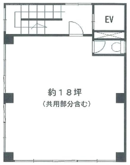 鈴屋ビル4F 間取り図