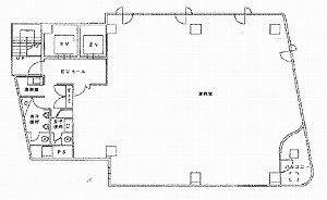 井門池之端ビル10F 間取り図