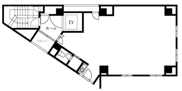 六本木718ビル7F 間取り図