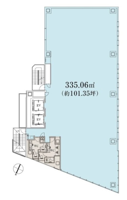 TーPLUS仙台広瀬通2F 間取り図