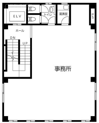 高山ビル2F 間取り図