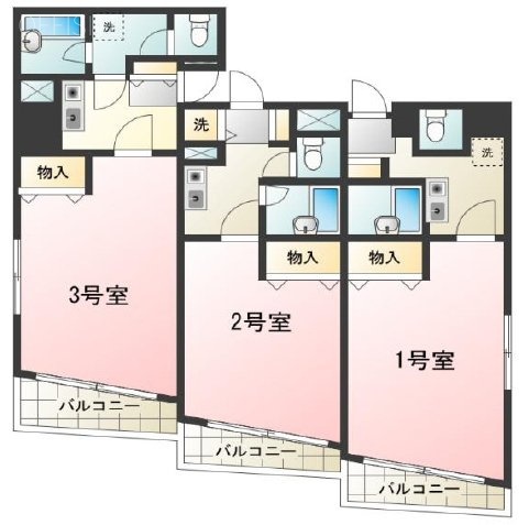 Mikiビル401 間取り図