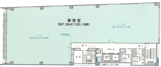 TODA BUILDING青山6F 間取り図