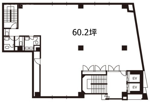 いちご人形町ビル8F 間取り図