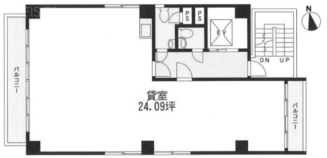 浜松町55ビル2F 間取り図