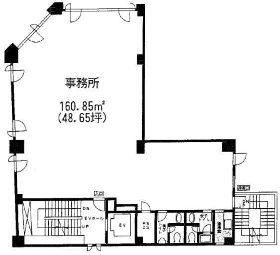 こうしんビル7F 間取り図