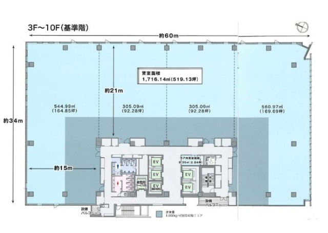 oak meguro10F 間取り図