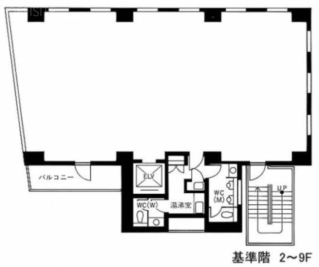 朝日生命三軒茶屋ビル9F 間取り図