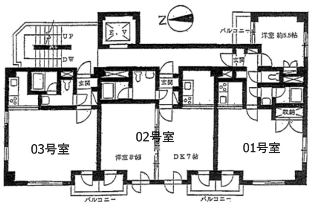 メゾン萬六401 間取り図