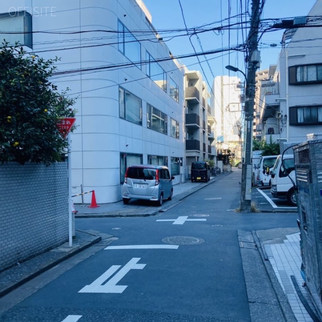 カメリアビル ビル前面道路