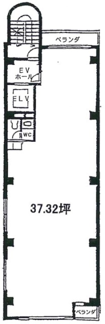 花菱ビル3F 間取り図