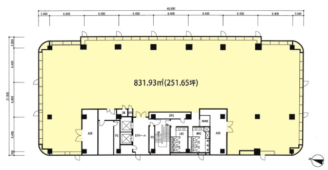 ラムザタワーB棟7F 間取り図