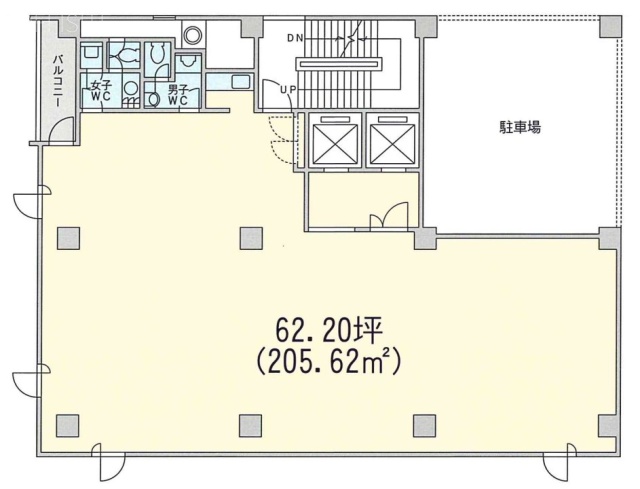 亀田ビル5F 間取り図