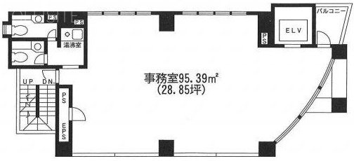 KHビル9F 間取り図