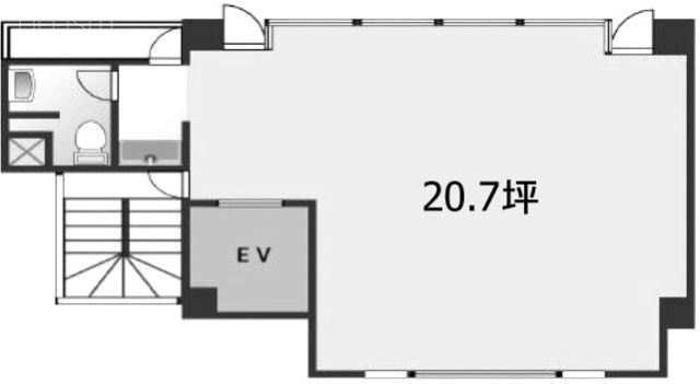 ミクニビル5F 間取り図