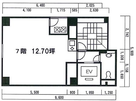 ニュービル6F 間取り図
