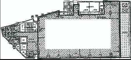 ジブラルタ生命原宿ビル3F 間取り図