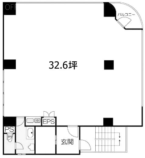 寿ビル3F 間取り図