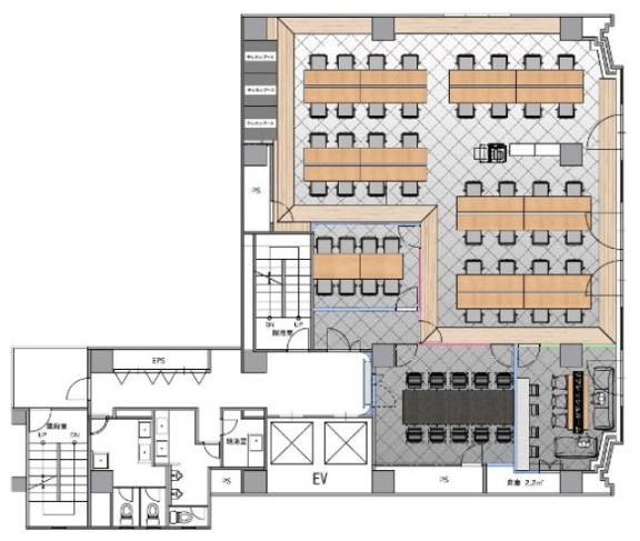 いちご南平台ビル4F 間取り図