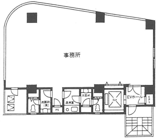三宅屋ビル2F 間取り図