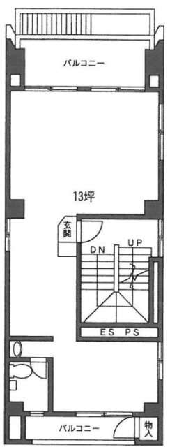 多喜川ビル4F 間取り図