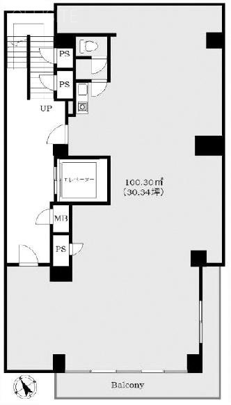 本橋ビル2F 間取り図