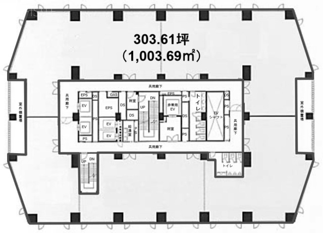 コンシェリア西新宿(TOWER’S WEST)2F 間取り図