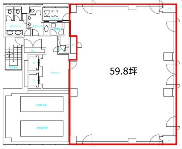 銀洋第2ビル8F 間取り図