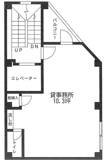 福田ビル4F 間取り図