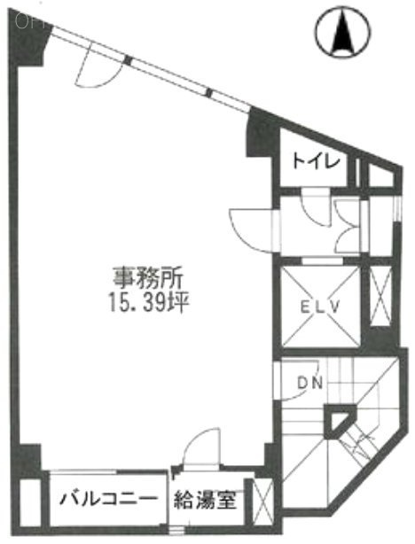 須田町パークビル6F 間取り図