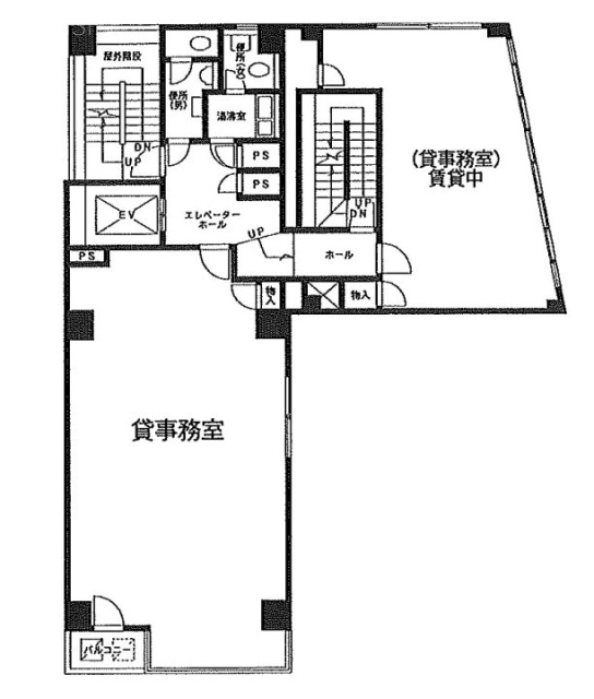露月町ビル3F 間取り図