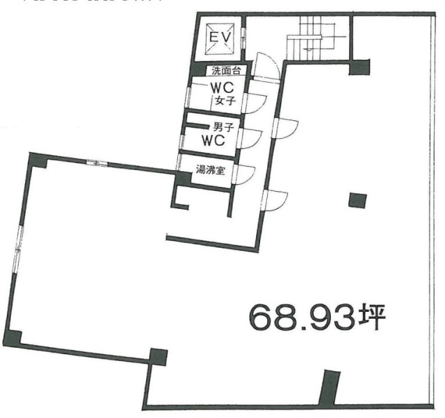 ヤシマ日本橋ビル4F 間取り図