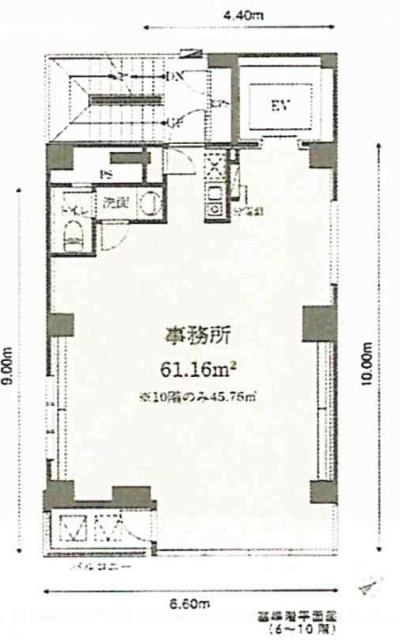 ハビウル銀座(銀座1138)ビル8F 間取り図