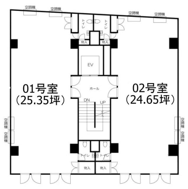 大住ビル4F 間取り図