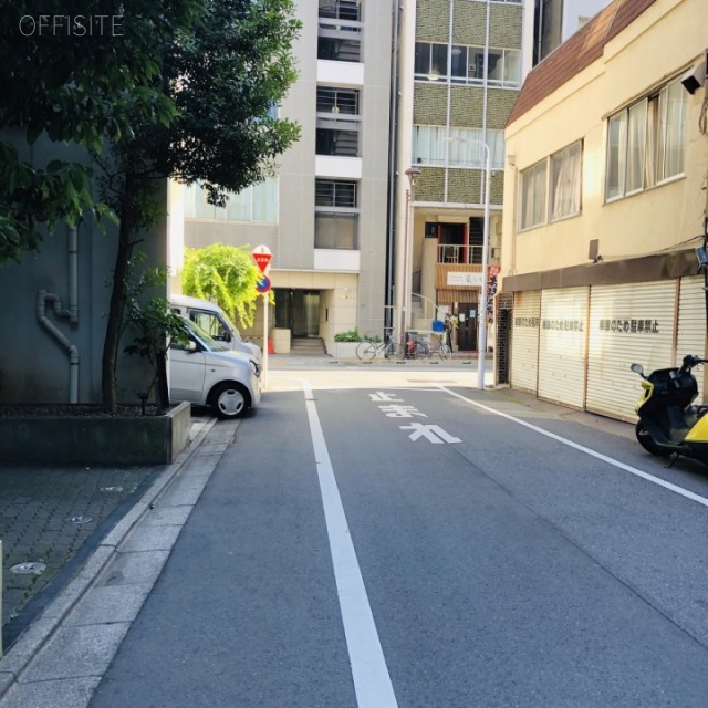 REXビル ビル前面道路