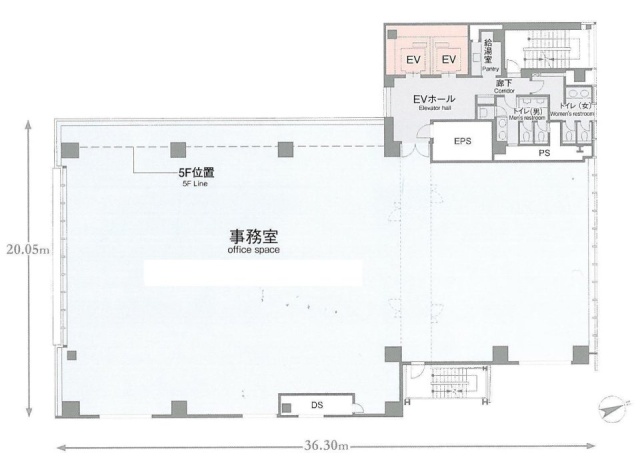 Gスクエア三田2F 間取り図