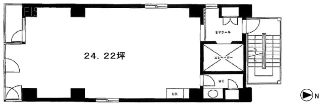 九段中央ビル6F 間取り図