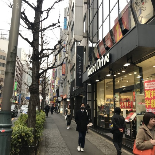 プルミエ西新宿ビル ビル前面道路