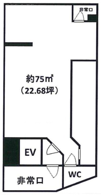 進栄ビル2F 間取り図