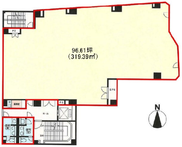 NCO神田淡路町ビル3F 間取り図