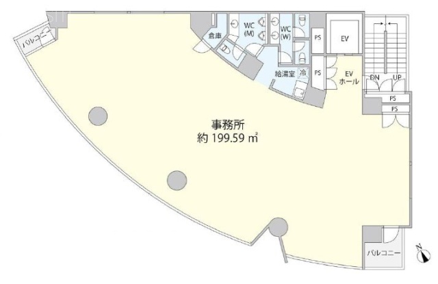 55-1麻布台7F 間取り図