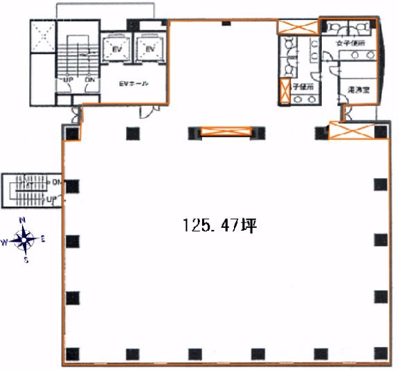 ヒューリック新御徒町8F 間取り図