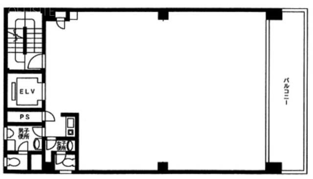 陽光銀座三原橋ビル5F 間取り図