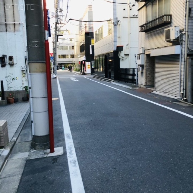 柴田第一ビル ビル前面道路