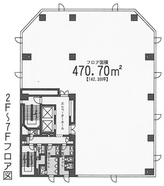 K-3ビル4F 間取り図