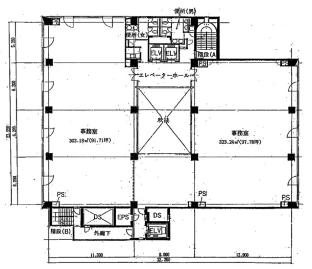 住友不動産箱崎ビル2F 間取り図