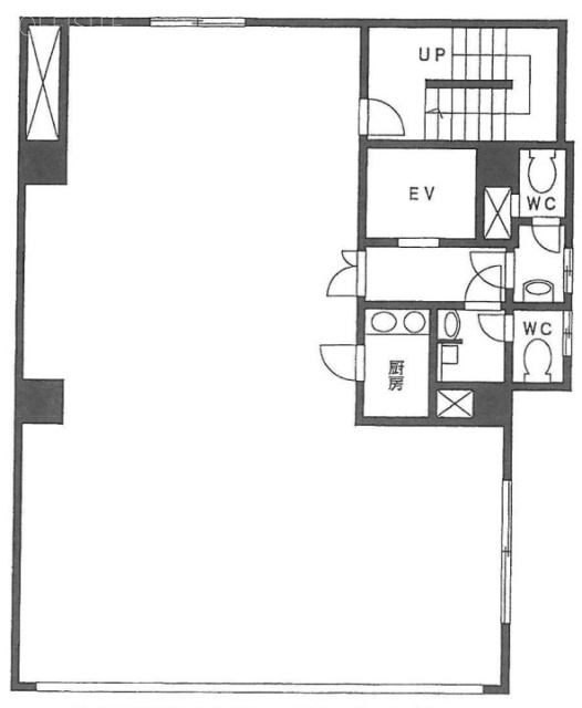 三田奥山ビル4F 間取り図